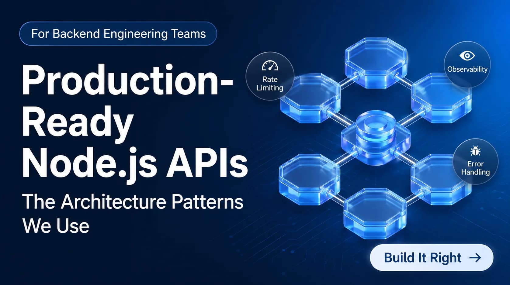 Building Production-Ready Node.js APIs: The Architecture Patterns We Use